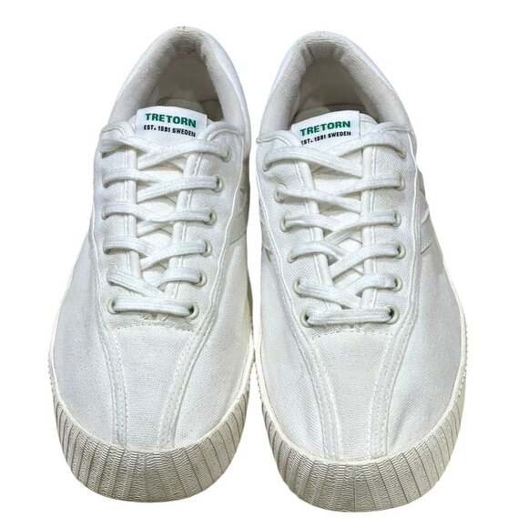 Tretorn Nylite Canvas Sneaker White Size 11 - Picture 2 of 12